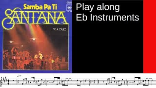 Samba Pa Ti (Santana, 1970), Eb-Instrument Play along