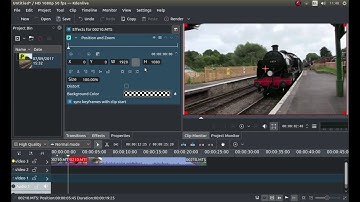 How To Apply Different Effects To Parts Of The Same Video Clip Using Kdenlive