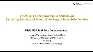 FastKLEE: Faster Symbolic Execution via Reducing Redundant Bound Checking of Type-Safe Pointers
