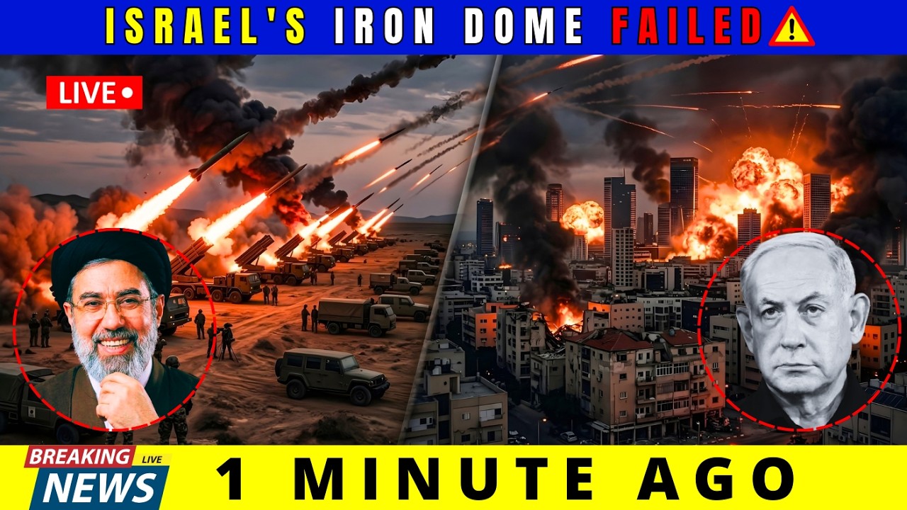 🔴 LIVE | Iran Launched 2,500 Weapons at Israel in 8 Days | Israel Was Almost Out of Interceptors