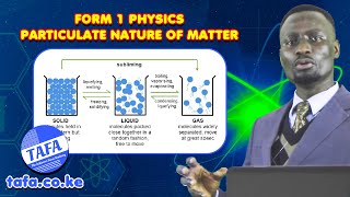 FORM 1 PHYSICS - CHAPTER 5 - PARTICULATE NATURE OF MATTER - THE ACHIEVERS FOCUS ACADEMY (TAFA) screenshot 3