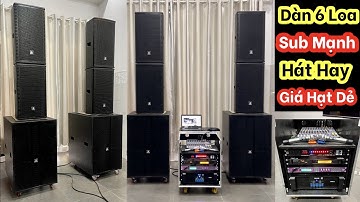 Dàn Nhạc Sống 6 Loa MN5780 - NHẸ CA - SUB MẠNH - TIẾNG BAY XA  LH: 0932669768 Minh Triết Audio