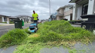 I STRESS TEST the NEW Makita 40v Mower at this RANDOM Person's Place