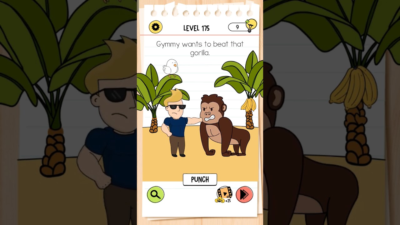 Brain test 4 level 175|| TNARGAMER 