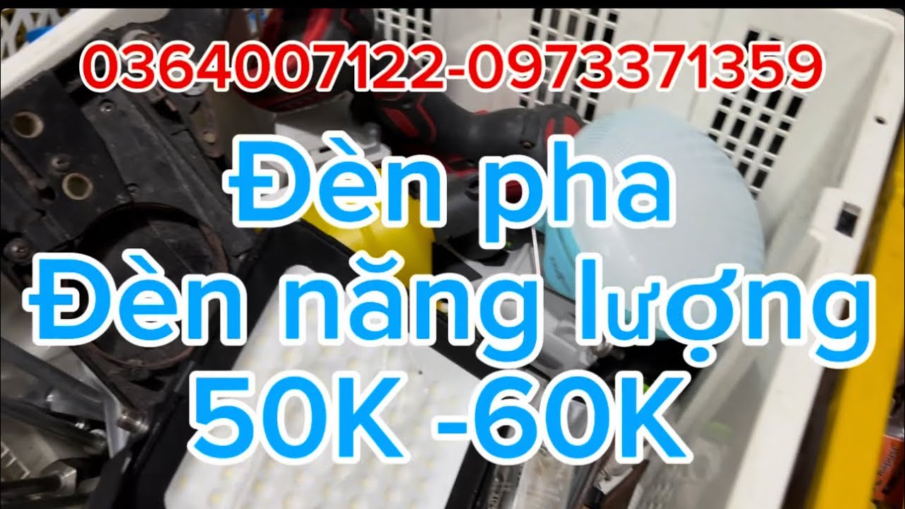 🛑🛑🛑thanh lý đèn pha điện đèn năng lượng đồ cũ mới giá rẻ