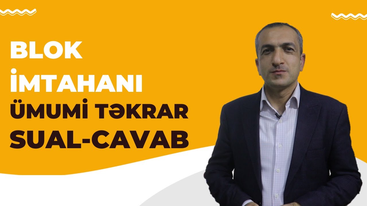 Tarix- Blok İmtahan-Ümumi Tarix-Ümumi Təkrar-Ramal Alıyev.