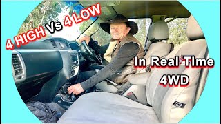 How To Use 4 High Vs 4 Low Explained - [ Real Time Driving ]