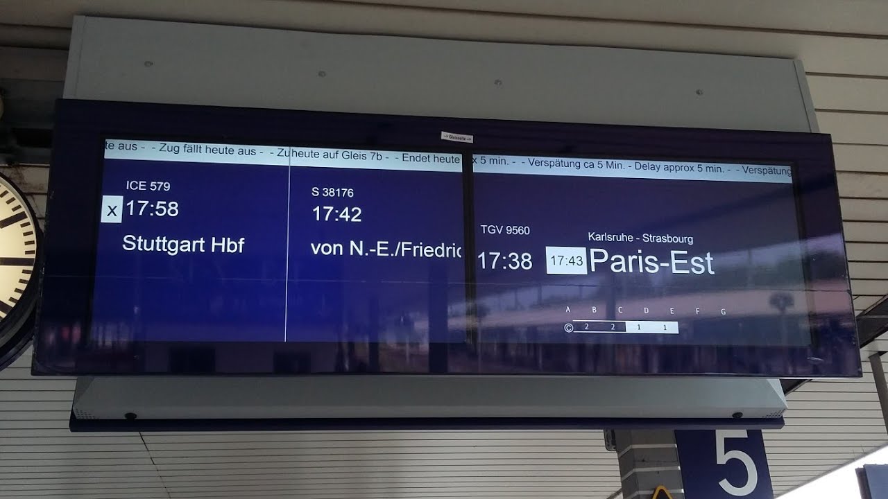 Bahnsteigansagen (Blechelse) Mannheim Hbf [Teil 2/3] während GdL-Streik