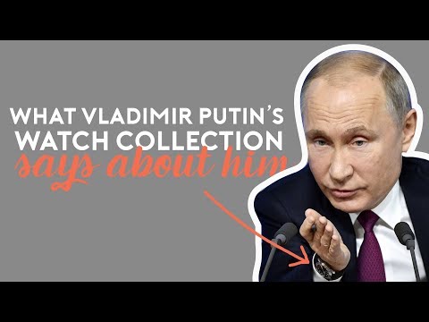 Video: Rusko vehementně popírá, že Vladimír Putin draží mimo drahé hodinky