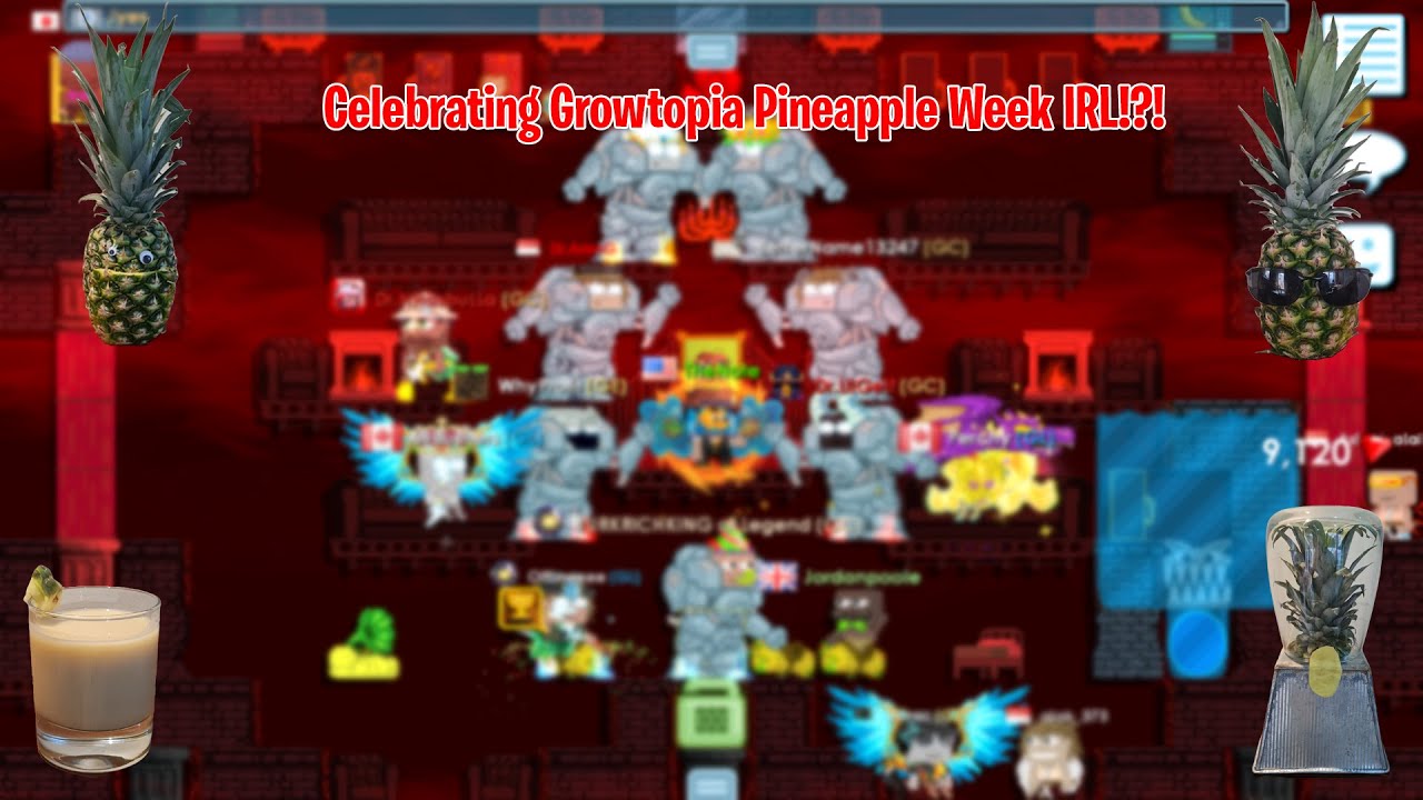 Making Growtopia Pineapple Week IN REAL LIFE! Growtopia Pineapple