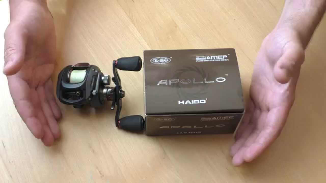 Мультипликаторная катушка Haibo APOLLO 150L - распаковка