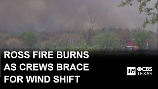 Ross Fire burns 85,000 acres as crews brace for wind shift