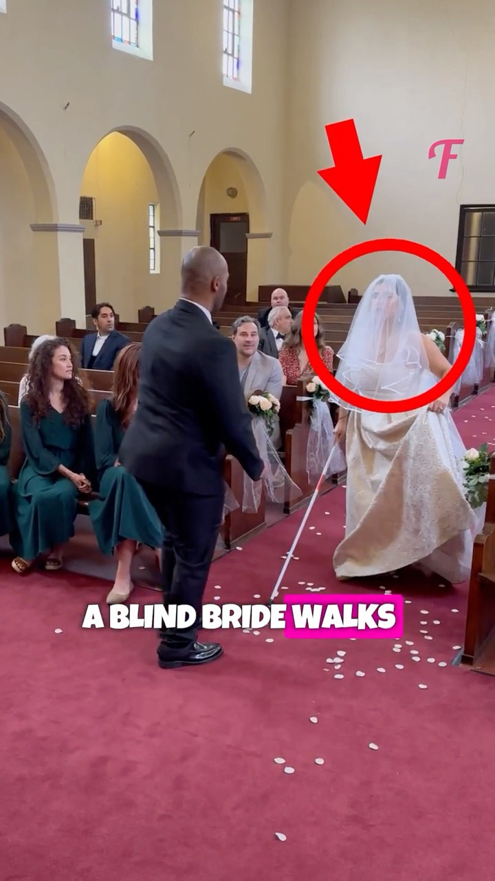 Groom’s POWERFUL Gesture for His Blind Bride Will Melt Your Heart! #shorts