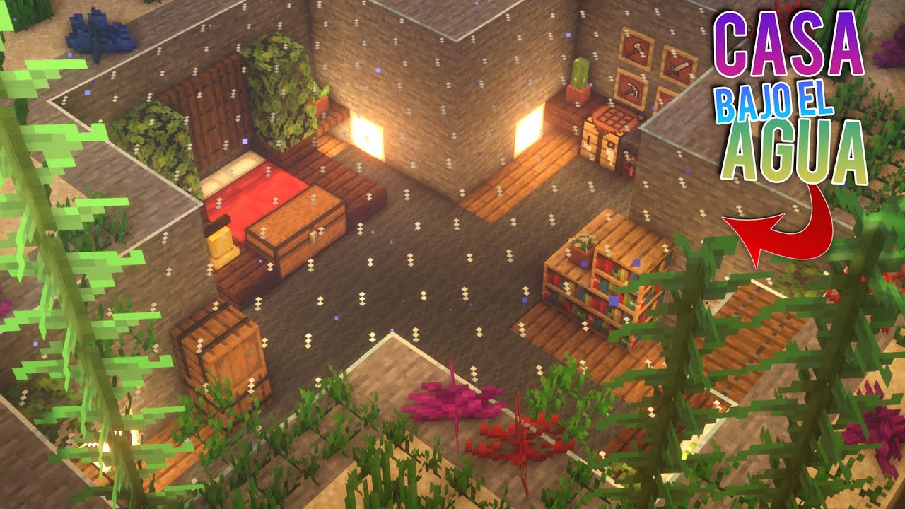 Como Hacer Una Casa Debajo Del Agua En Minecraft