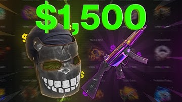 Winning $1500+ On RustClash Case Battles!