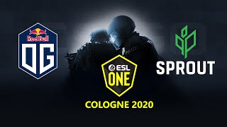 [LIVE] OG CSGO vs Sprout : ESL ONE COLOGNE 2020 Group A Upper Bracket