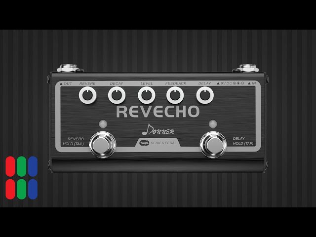 Donner ディレイ リバーブ REVECHO エフェクター SERIES TWIN - Pedal
