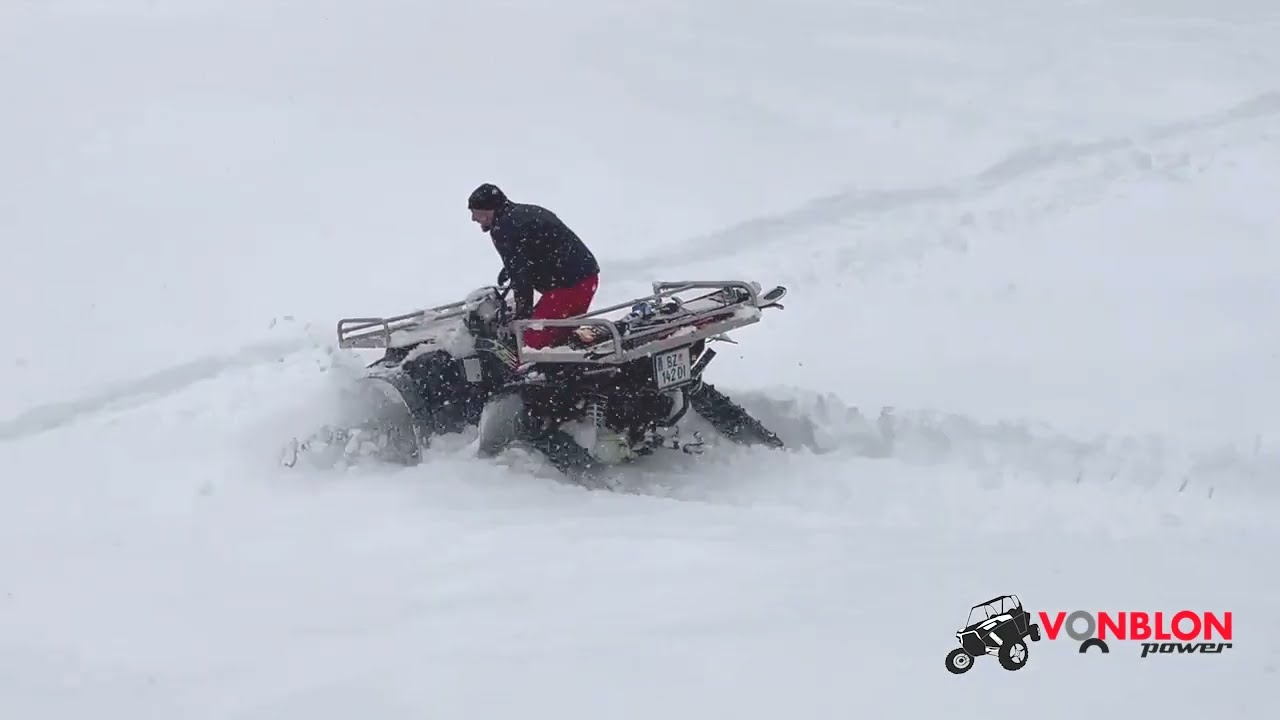 Polaris Sportsman 1000 S Alpin im Tiefschneetest