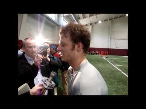 Greg McElroy pro day workout