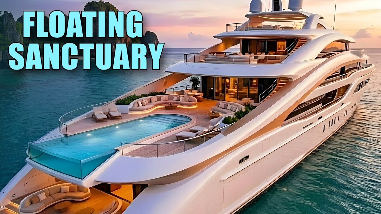 Внутри NIRVANA: самая безмятежная яхта стоимостью 300 миллионов долларов из когда-либо созданных.