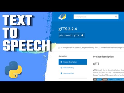 Text to Speech using Pthon Library #gtts