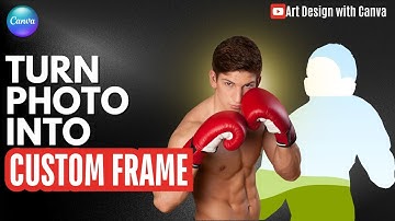 Create Custom Frame From Image | Canva Tutorial