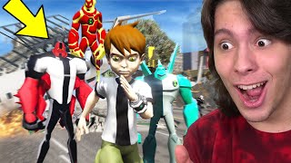 JOGANDO GTA 5 COMO O BEN 10!! (Incrível)