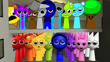 4K SPRUNKI Took Over the GMOD hotel. Original Sprunki and Their Children are IN TEARS!