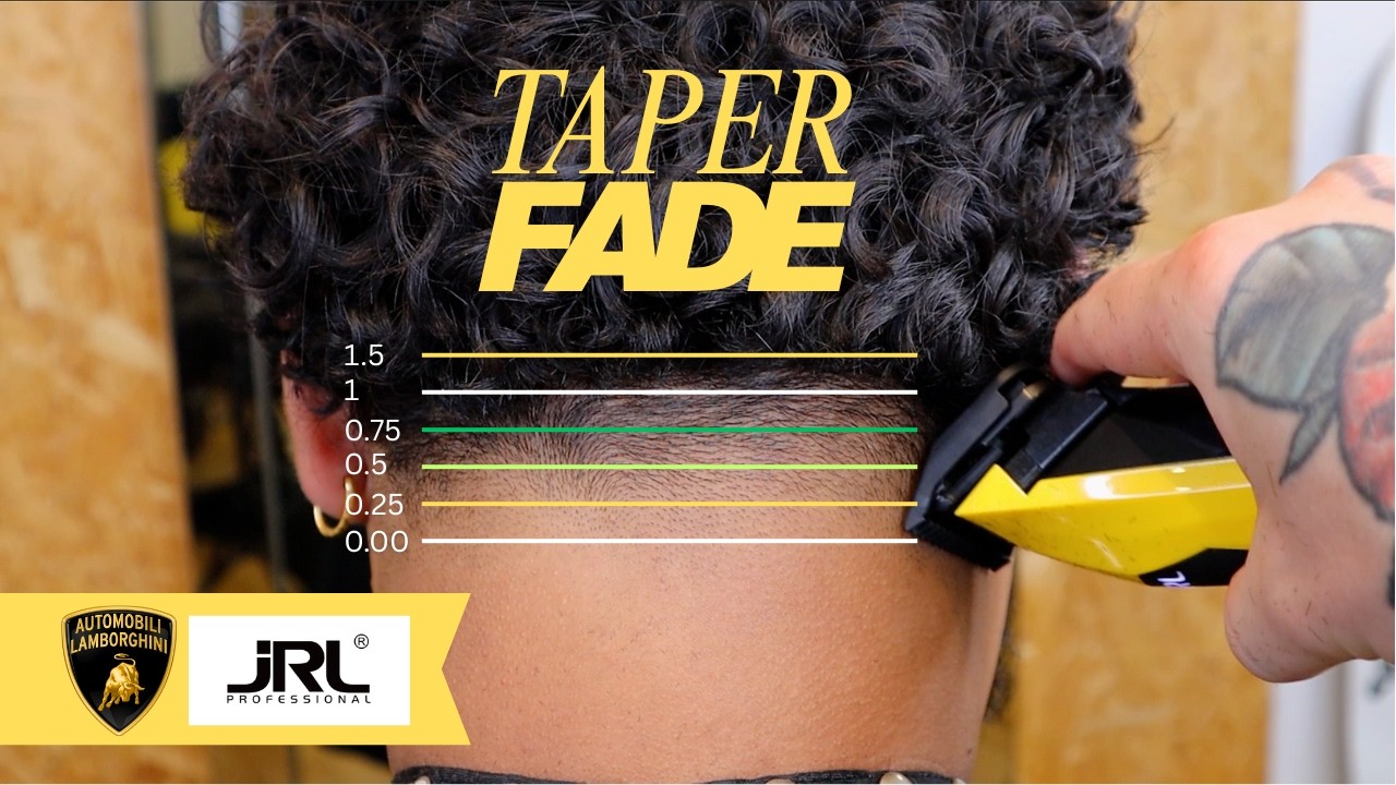 Низкий конусообразный переход в мужскую химическую завивку: набор машинок для стрижки и триммеров...