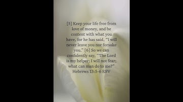 Thumbnail of Guided Worship: Hebrews 13: 5-6 #christ #Jesus #salvation #help #Bible #freedom #broken #salvation