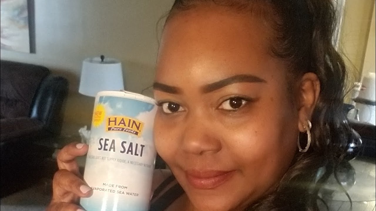 Sea salt skin cleanse routine YouTube