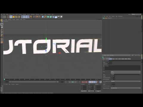 How To Break/Shatter Text In Cinema4D (Thrausi)