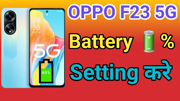OPPO F23 5G Battery Percentage Setting | How To Show Battery Percentage in OPPO F23 5G