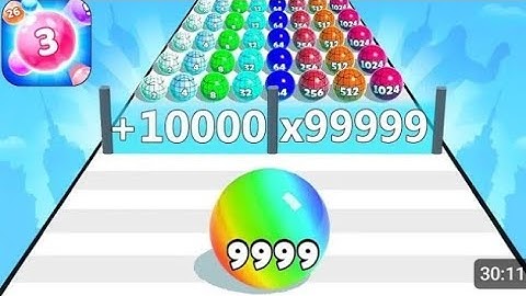 Ball Run 2048 - Gameplay Walkthrough Tutorial Levels (iOS, Android NinjaX YT is live! part - 212