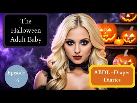 ABDL Diaper Diaries Episode 16: The Halloween Baby short story narrated by Mommy - Adult Baby Boy