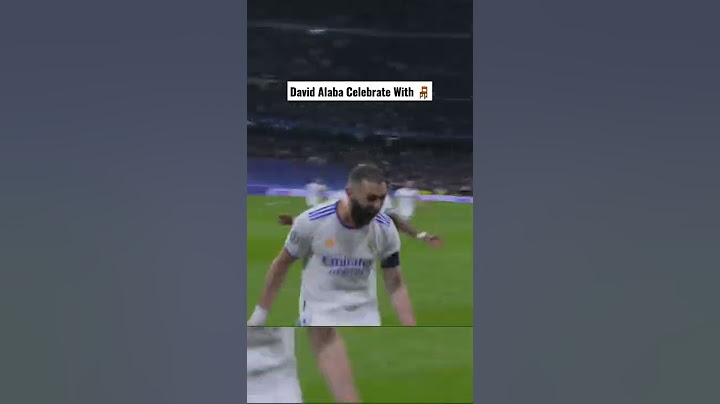 David Alaba Celebrate With 🪑