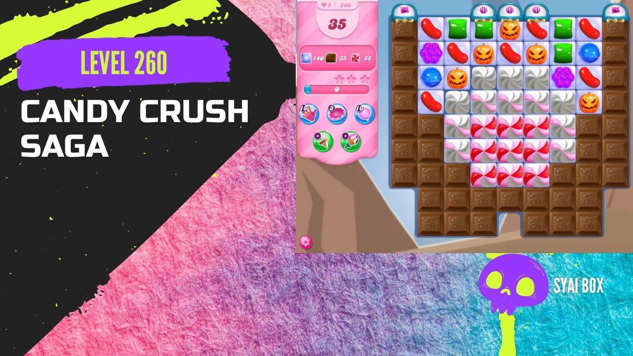 Candy Crush Saga | Level 260 | 🌟🌟🌟 | Super Sugar Crush! | (NO BOOSTER