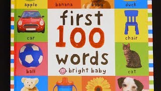 First 100 Words Bright Baby  Learn Colors, Animals and More