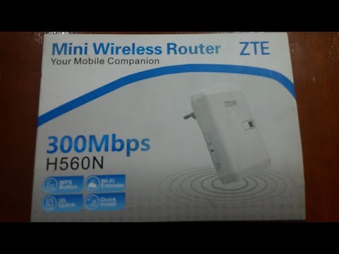 طريقة تركيب و ضبط اعدادات جهاز ZET واي فاي || Mini Wireless Router ZTE setting