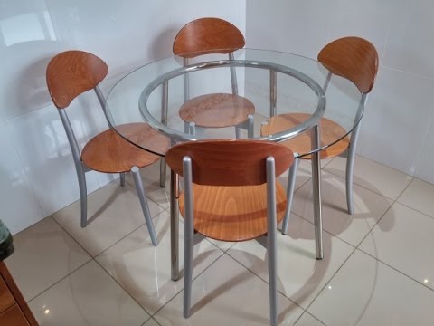 Unboxing y montaje ikea salmi mesa, vidrio, cromado youtube
