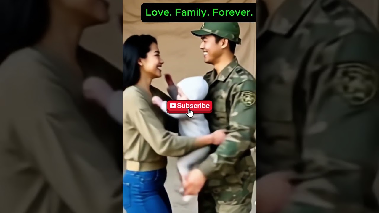 Heartwarming Soldier Moment | U.S. Army Mom Holds Baby 