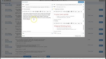 Creating a Notecard in NoodleTools