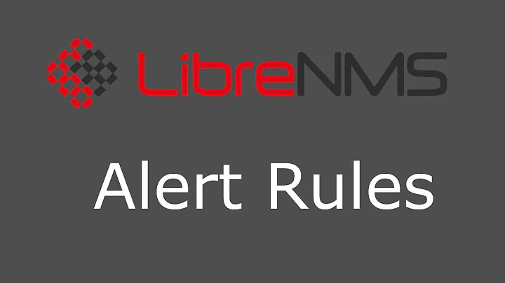 LibreNMS Alert Rules