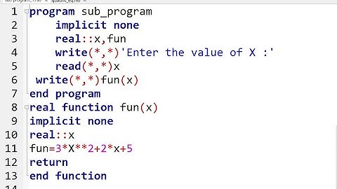 How to write subprogram in fortran || how to call function ||ফোরট্রান প্রোগ্রামিং|Function statement