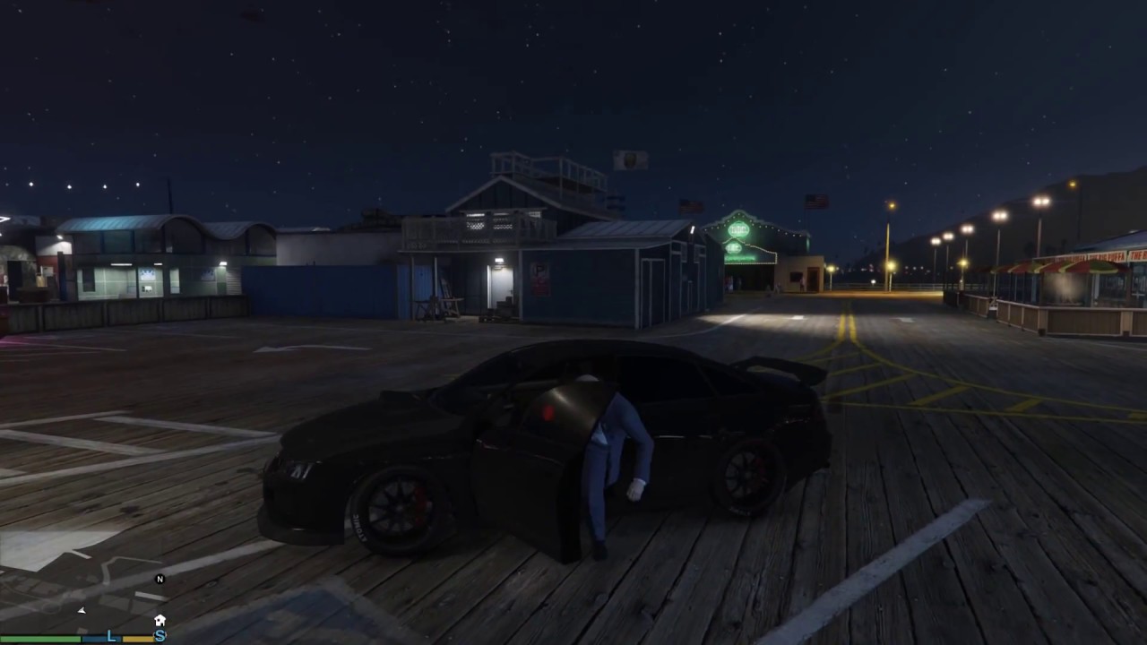 GTA V PC Checking out dynamic headlight shadows at night (Geforce GTX