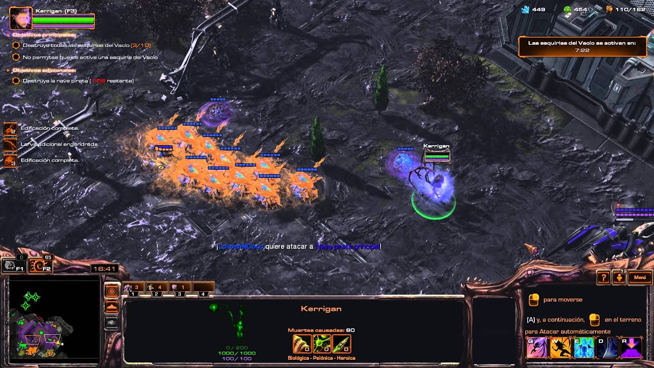 Starcraft 2 Legacy of the Void - Mode Coop - Kerrigan (Fisuras A Korhal)