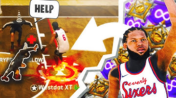 I TOOK MY NEW LEGEND ISO BUILD TO THE 1V1 COURT AND THIS HAPPENED! BEST DRIBBLE MOVES NBA 2K20