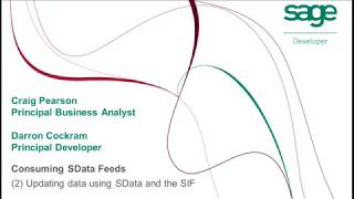 Consuming SData Feeds 2 - Updating data Using SData and the SIF