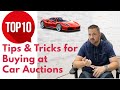 Top 10 tips for Buying cars at Auction  (Dealer Auctions)