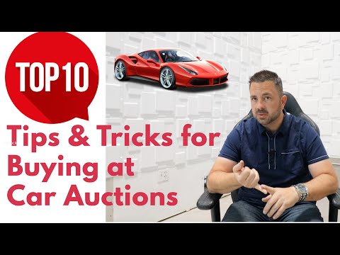 Top 10 tips for Buying cars at Auction  (Dealer Auctions)